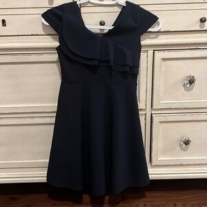 Emerald Sundae navy blue classy girls shortsleeve cap sleeve dress size 8 girls​